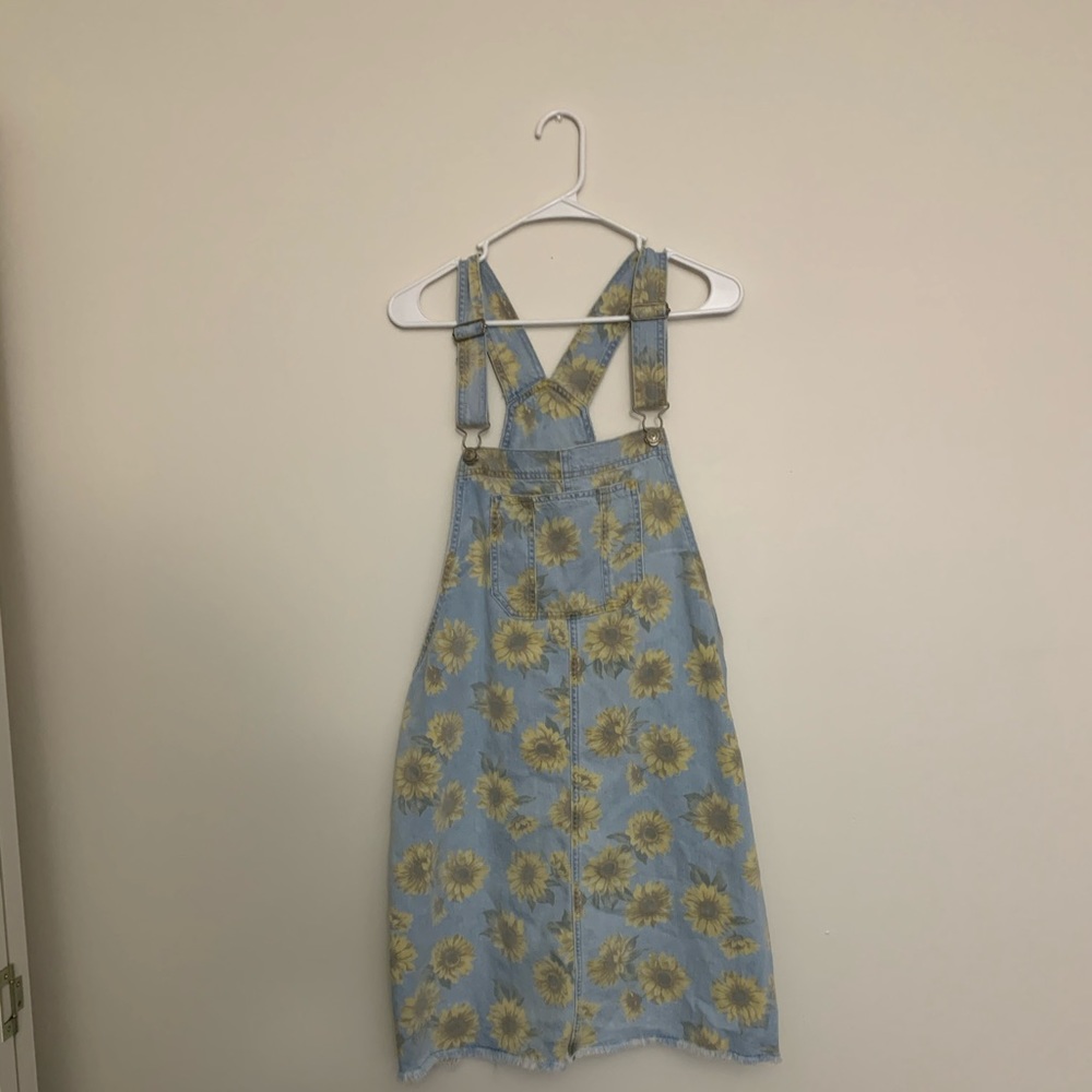 Sunflower overall dress